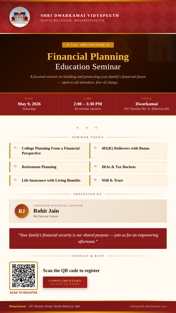 dwarkamai finance flyer V1