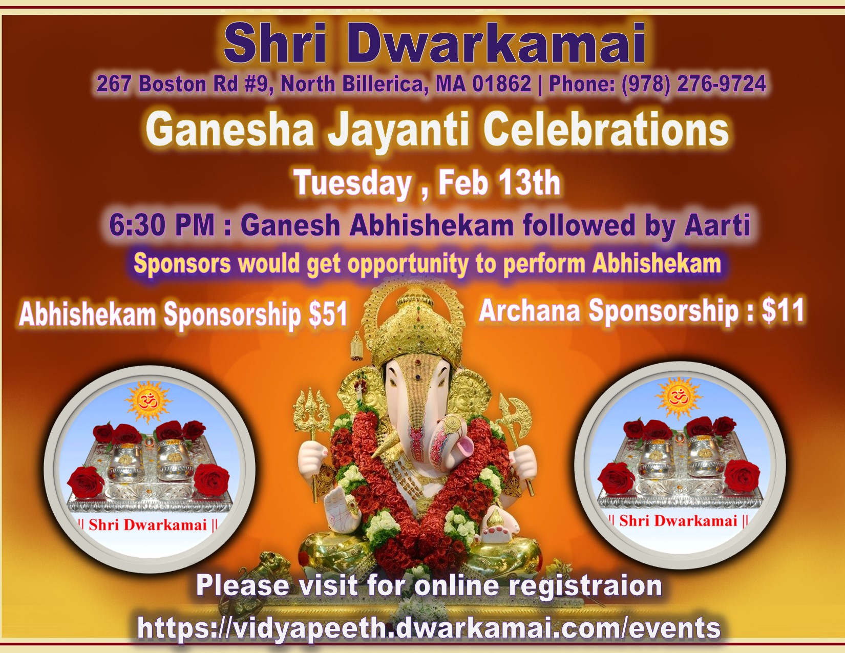 Dwarkamai Ganesha Jayanti Feb2024