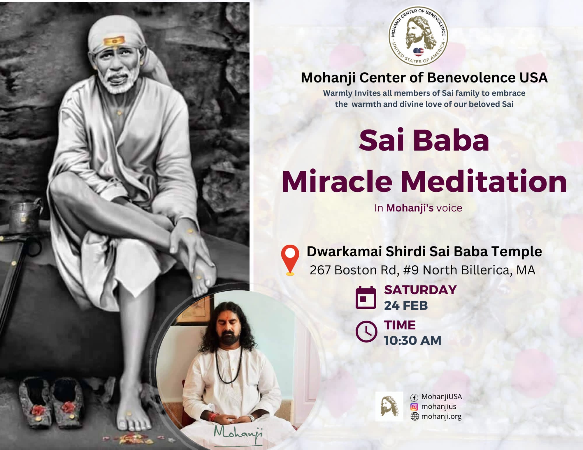 SaiBaba Miracle Meditation 24Feb2024