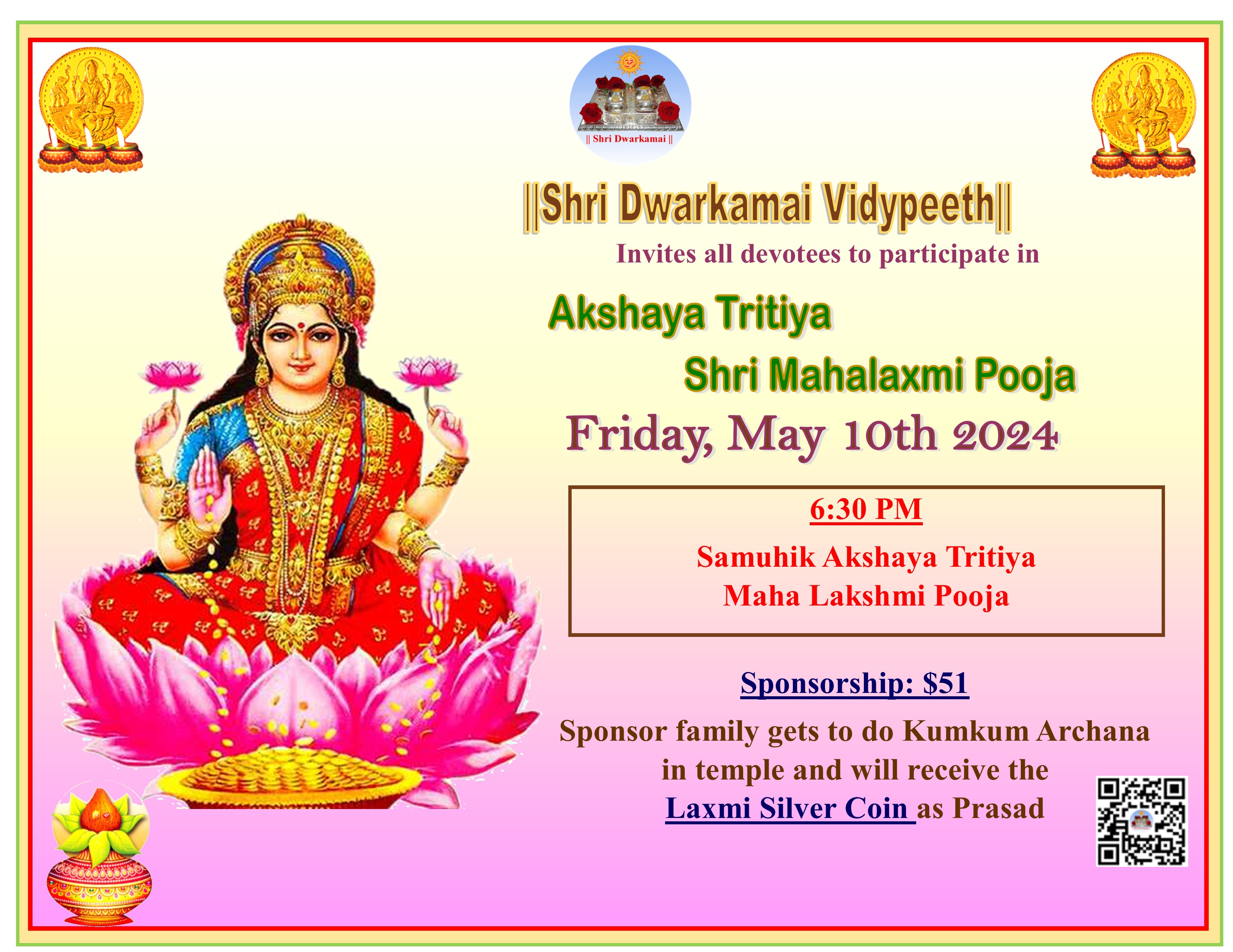 ShriDwarkamai AkshyaTritiya May2024