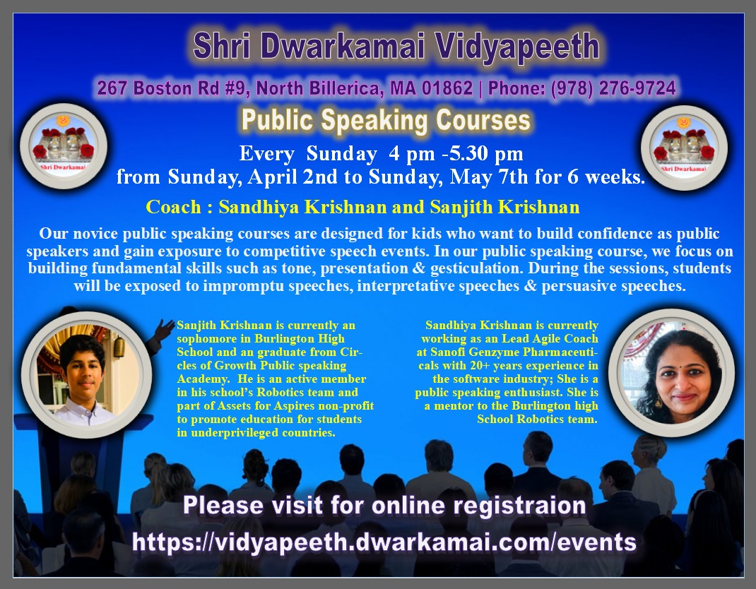 ShriDwarkamai PublicSpeaking Apr2023